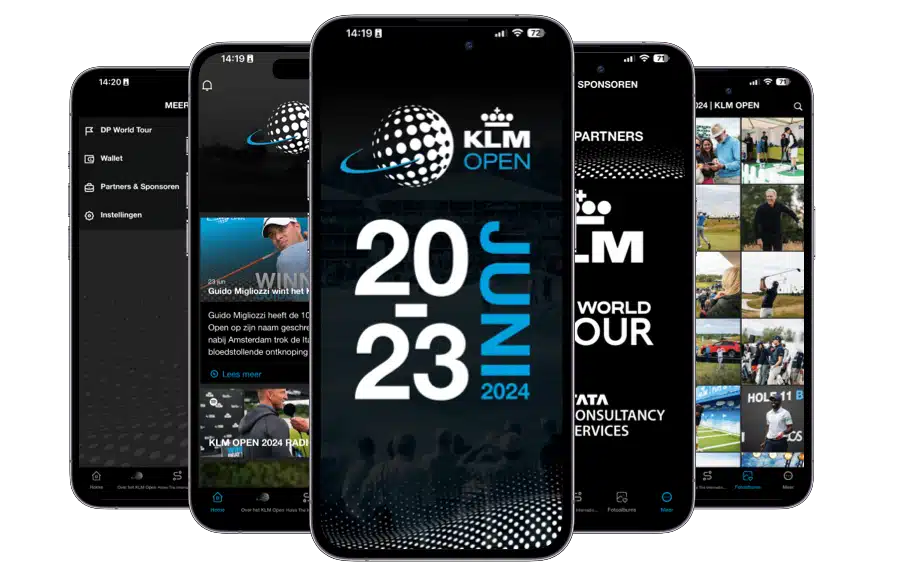 Mock-up KLM open