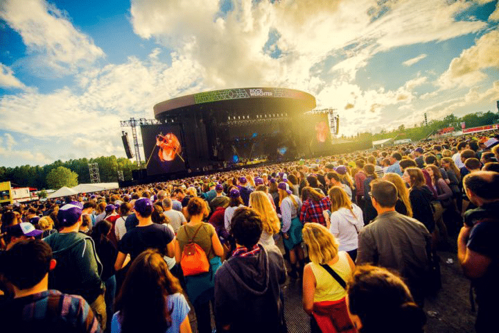Client in the picture: Rock Werchter