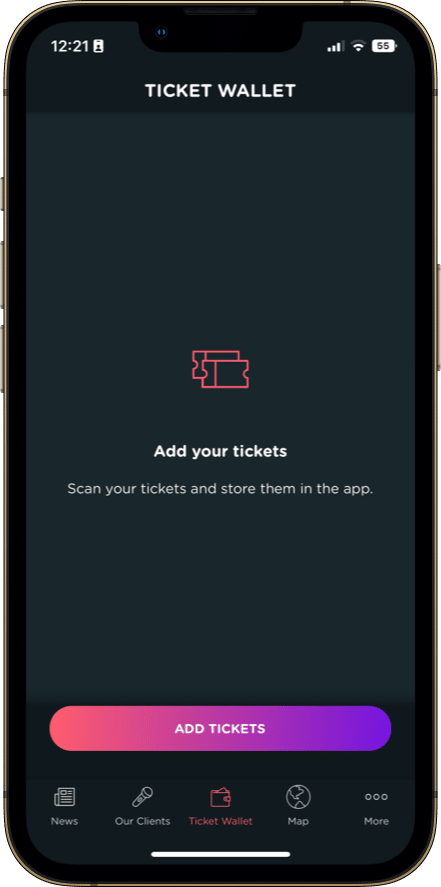 Scan can your tickets