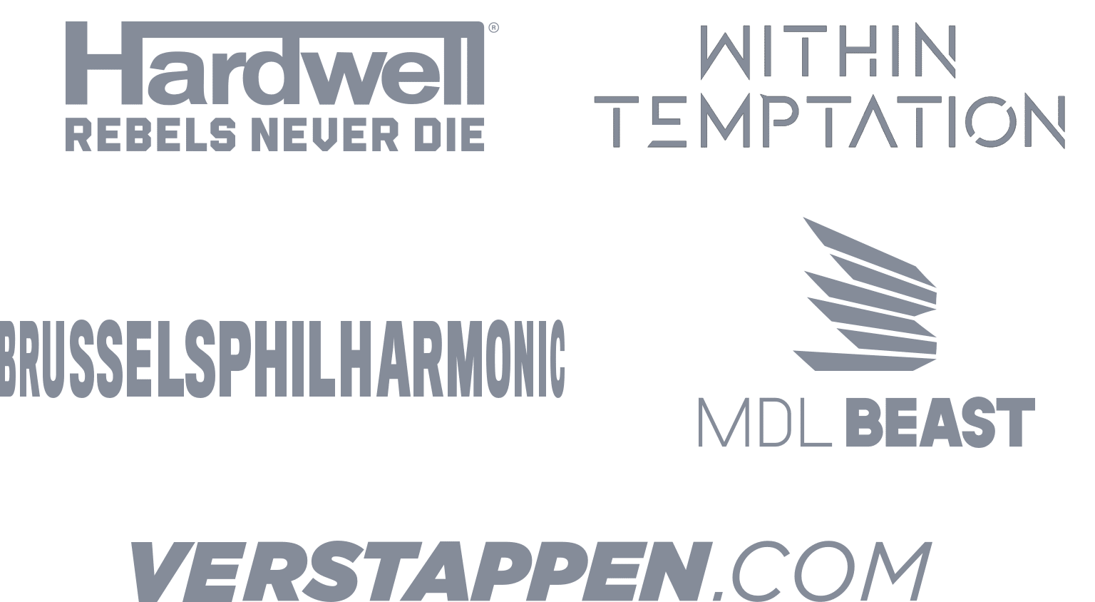 logo hardwell, within temptation, brussel philharmonic, mdl beast, verstappen.com